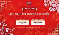 LỊCH NGHỈ TẾT DƯƠNG LỊCH 2025