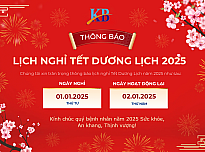 LỊCH NGHỈ TẾT DƯƠNG LỊCH 2025